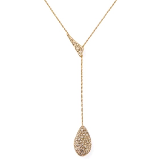 Alexis Bittar Jewelry - ALEXIS BITTAR • Crystal Teardrop Lariat Necklace